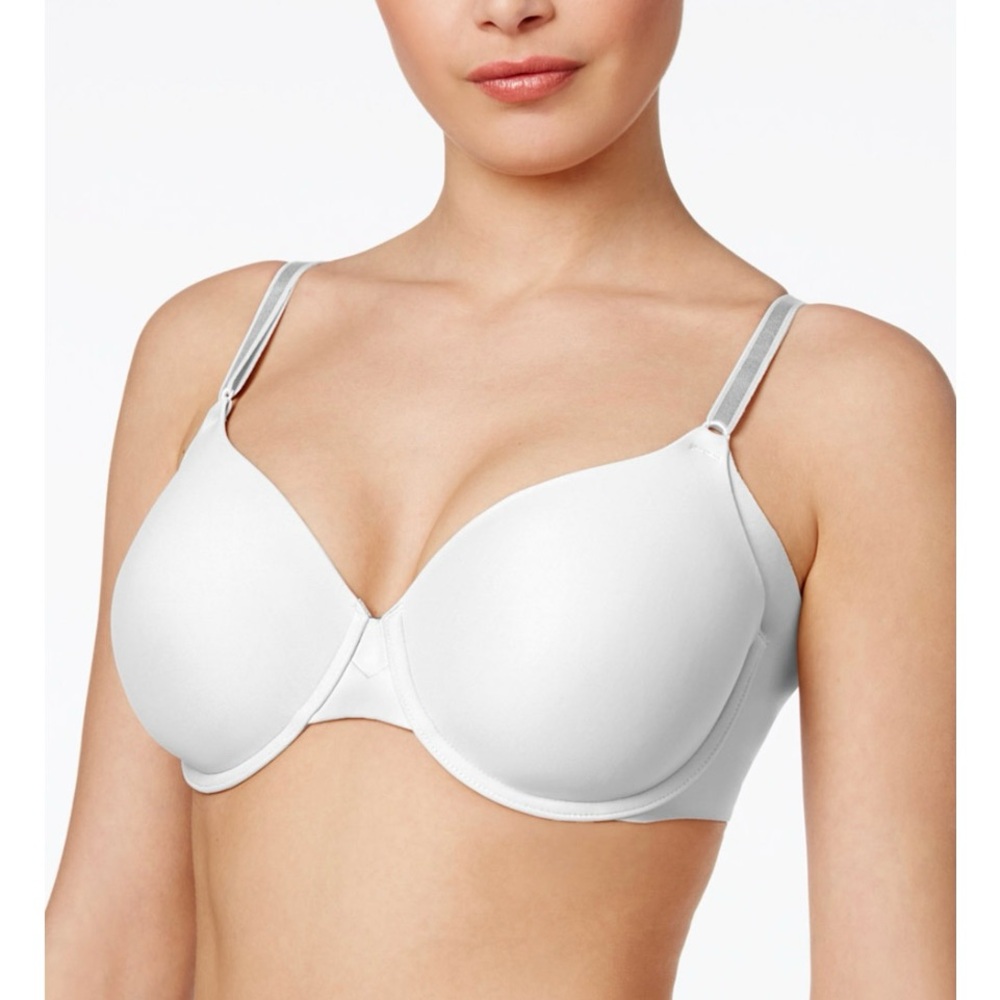 White Olga No Side Effects Padded Bra with Underwire 44C - Picture 3 of 7